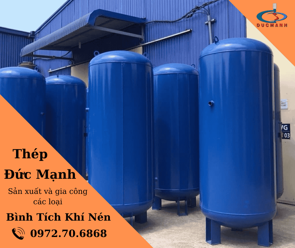 Bình Tích Khí Nén | Thép Đức Mạnh | 0972706868