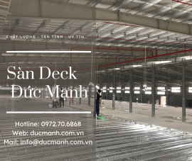 Địa Chỉ Sản Xuất Sàn Deck Chất Lượng - 0972706868