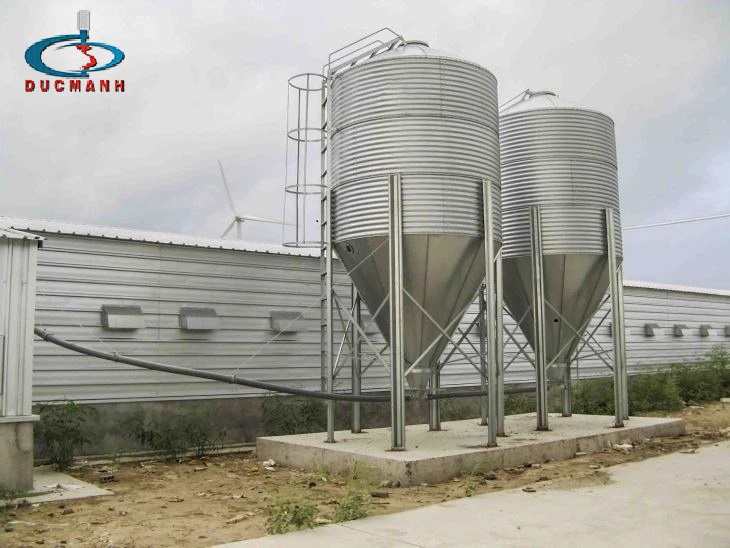địa chỉ sản xuất silo chứa cám chất lượng uy tín