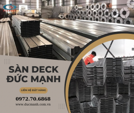 Địa Chỉ Sản Xuất Và Cung Cấp Sàn Deck Chất Lượng Giá Tốt | Thép Đức Mạnh | 0972706868