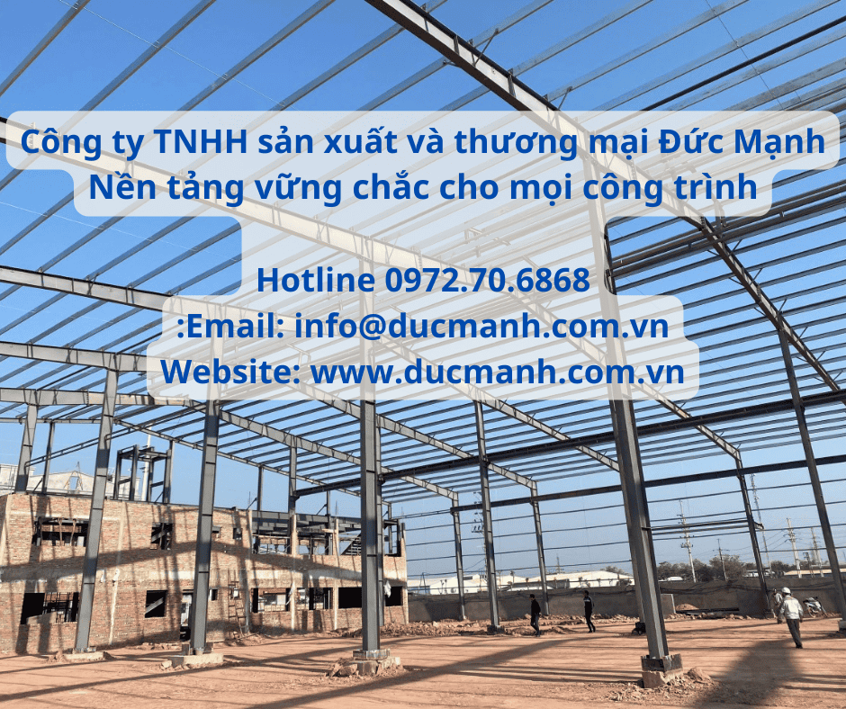 Đơn Vị Thi Công Nhà Xưởng Công Nghiệp Uy Tín Tại Vĩnh Phúc - 0972706868