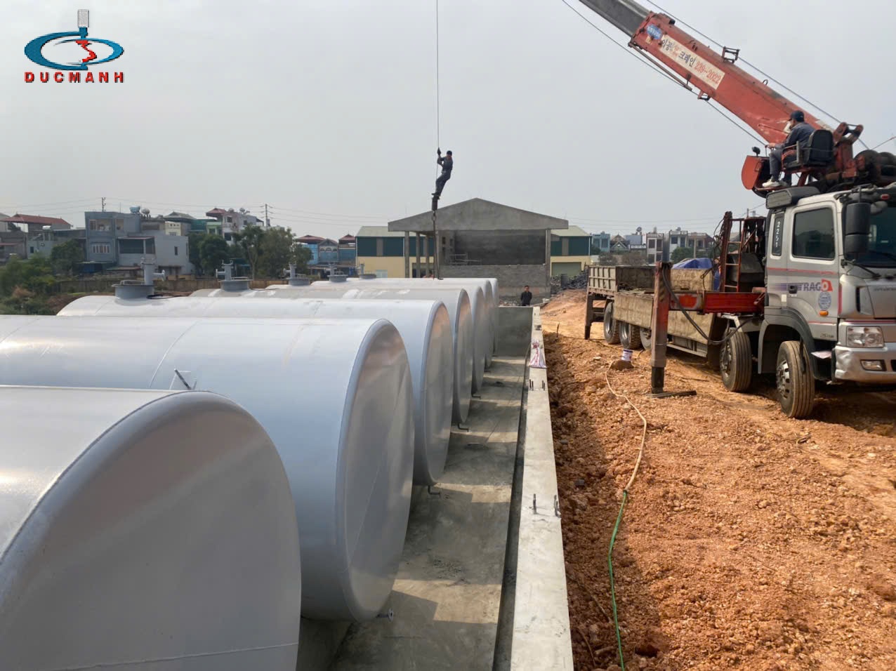 Hệ Thống Bồn Chứa Xăng Dầu 175m3 Tại Bắc Giang
