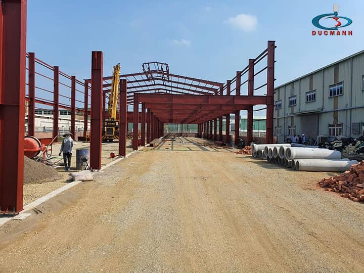 Lắp Dựng Nhà Xưởng Khung Thép Tại Hải Phòng - 0972706868