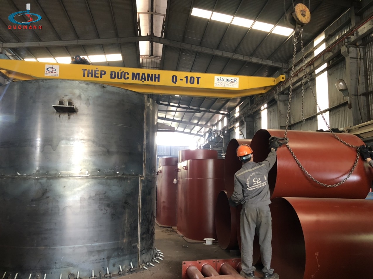 quy trình dịch vụ lốc ống thép tại đức mạnh steel