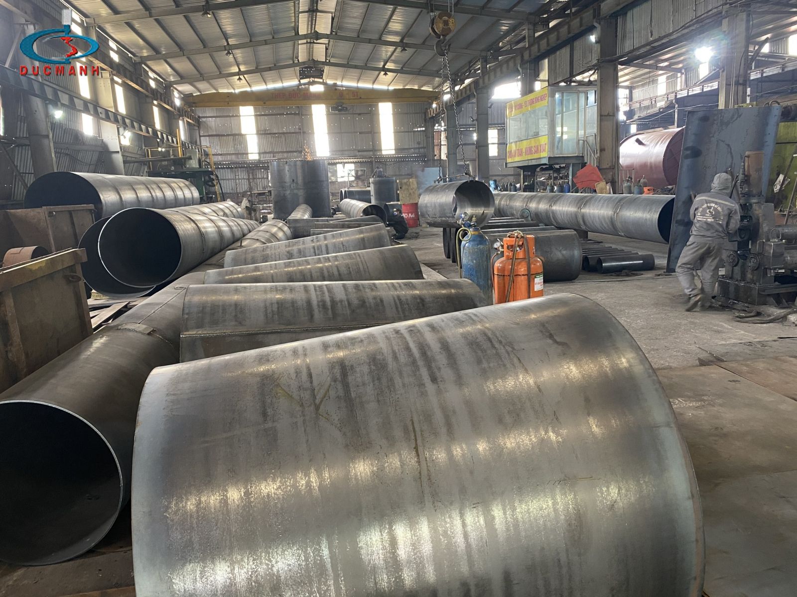 quy trình gia công lốc tôn khổ 3m tại đức mạnh