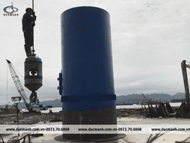 Thi công trụ cầu Tân Hồng Hải Phòng